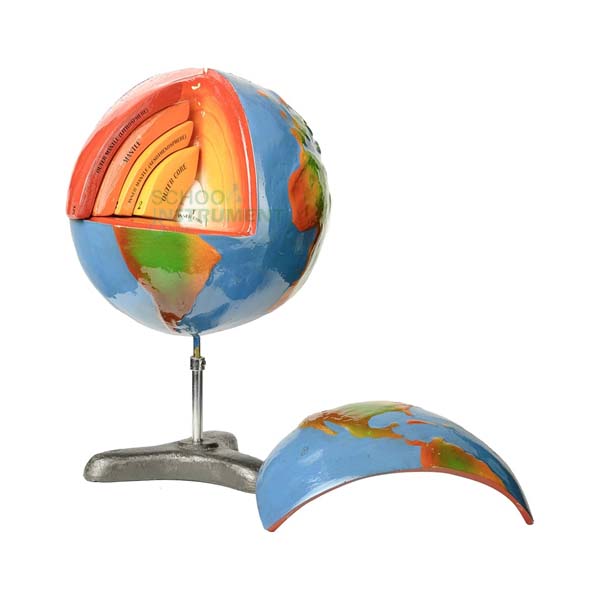 Model, Earth Internal Structure, 1/4 part detachable
